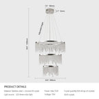 Alleri Crystal Foyer Chandelier - fovolighting
