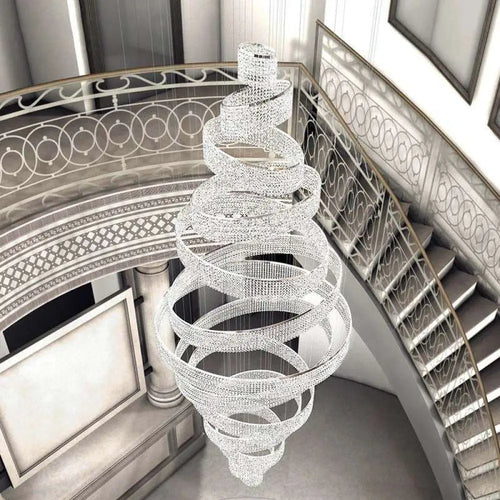 Alleri Crystal Foyer Chandelier - fovolighting
