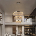 Alleri Crystal Foyer Chandelier - fovolighting