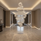 Alleri Crystal Foyer Chandelier - fovolighting