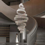 Alleri Crystal Foyer Chandelier - fovolighting