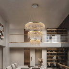 Alleri Crystal Foyer Chandelier - fovolighting