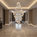 Alleri Crystal Foyer Chandelier - fovolighting