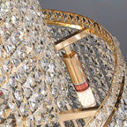 Alleri Crystal Staircase Chandelier - fovolighting