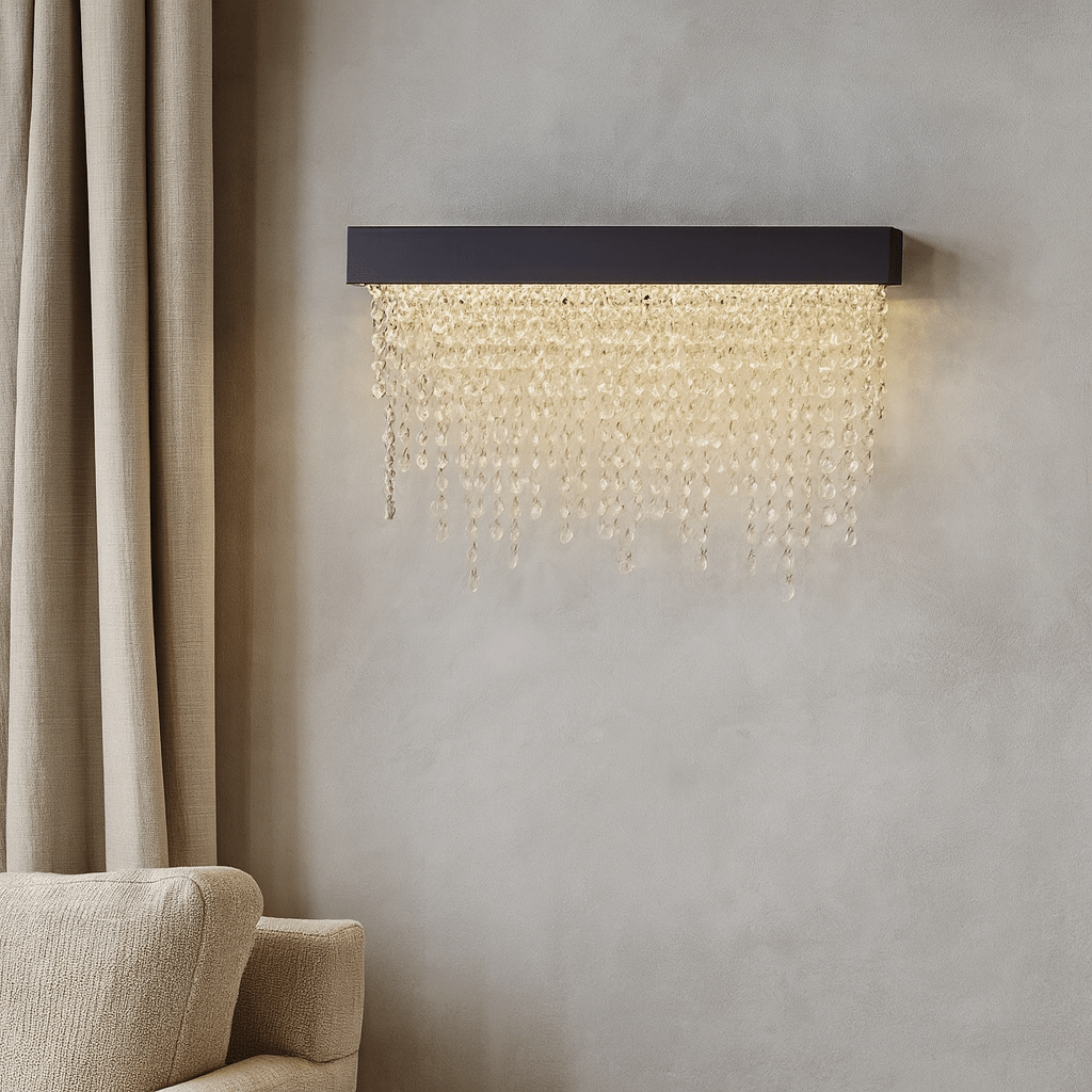 Alleri Crystal Wall Sconce - fovolighting