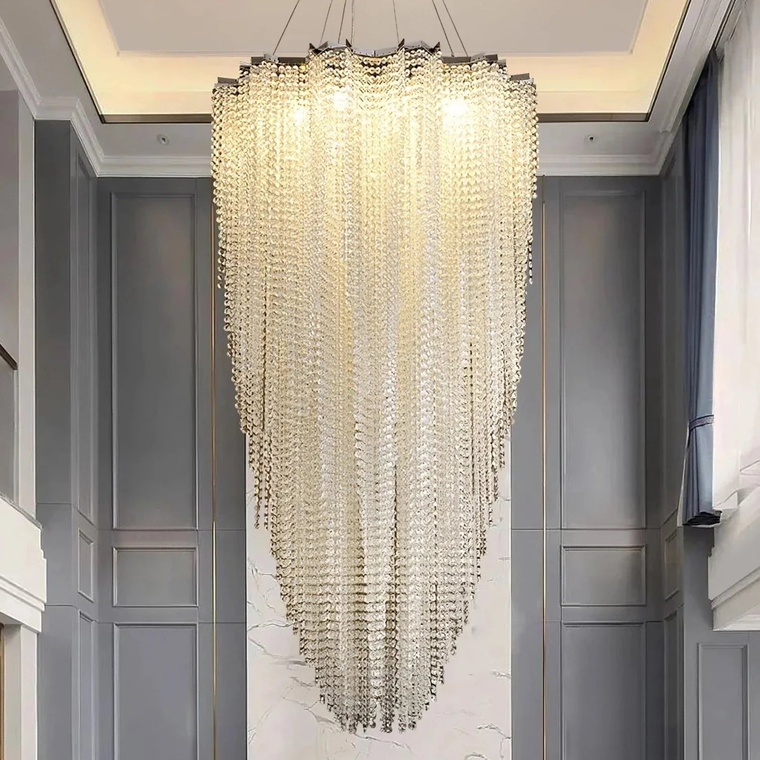 Alleri Modern Staircase Chandelier - fovolighting