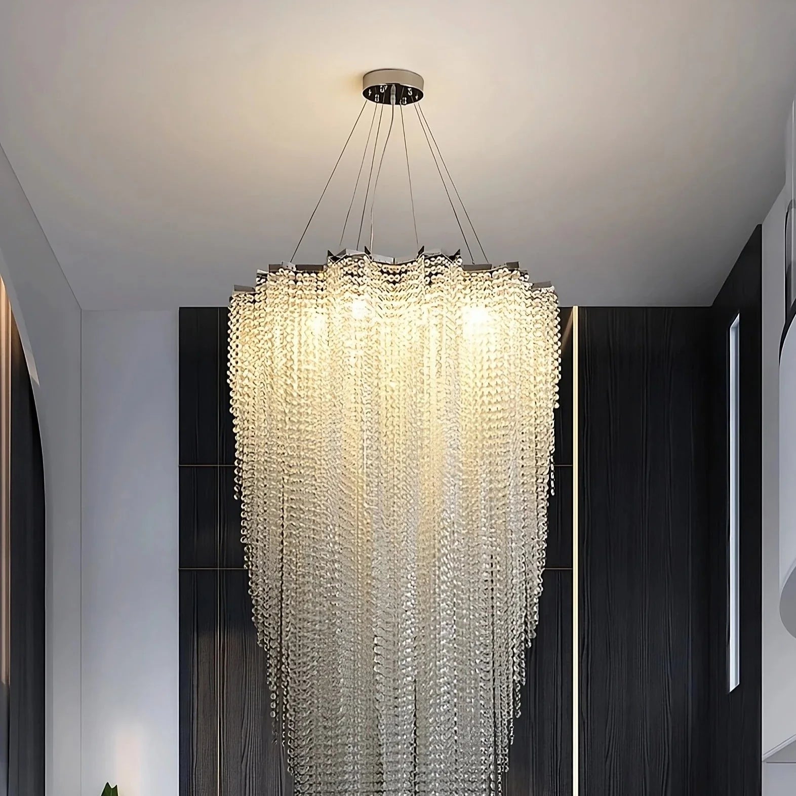Alleri Modern Staircase Chandelier - fovolighting