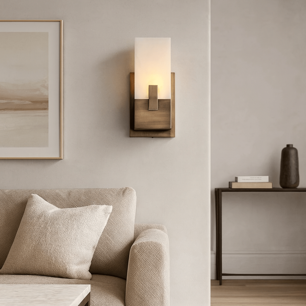 Altara Marble Wall Sconce - fovolighting