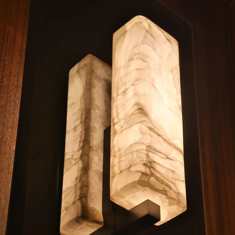 Alton Natural Marble Wall Sconce - fovolighting