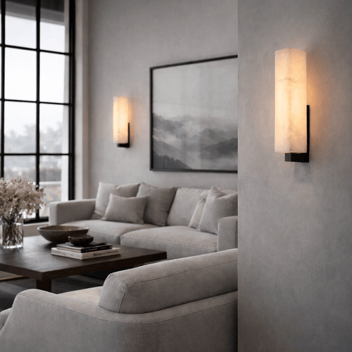 Alton Natural Marble Wall Sconce - fovolighting