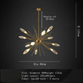 Amalfi Modern Sputnik Chandelier - fovolighting