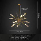 Amalfi Modern Sputnik Chandelier - fovolighting