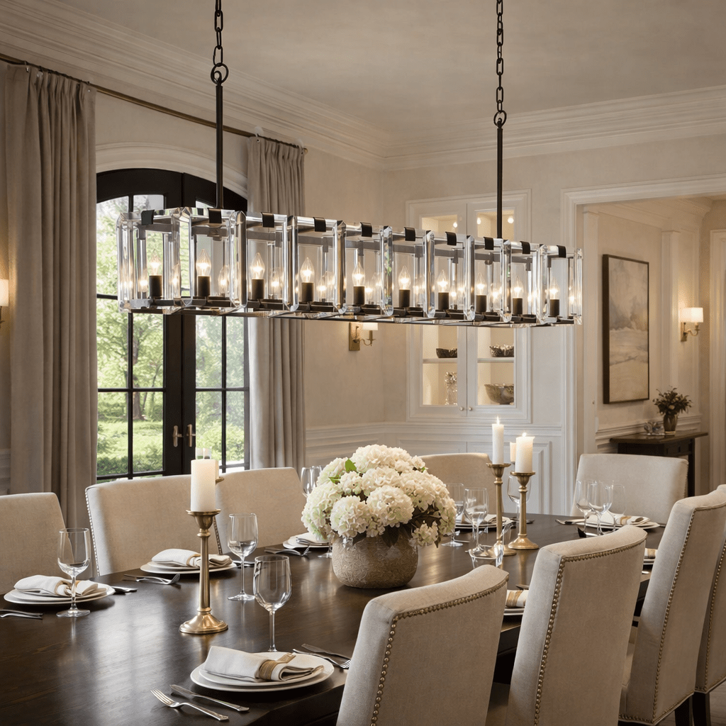 Amaya Rectangular Chandelier - fovolighting