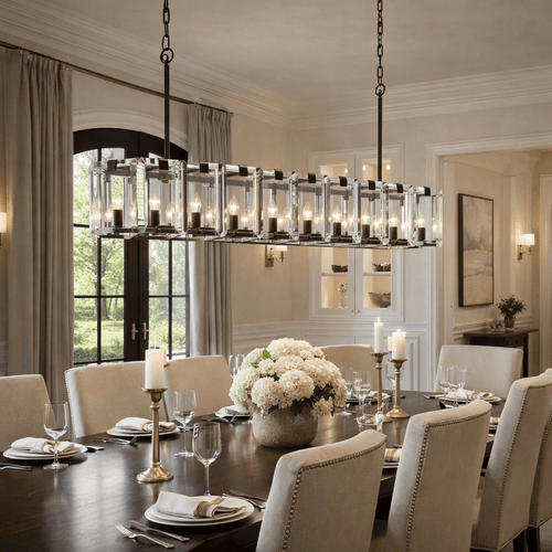 Amaya Rectangular Chandelier - fovolighting