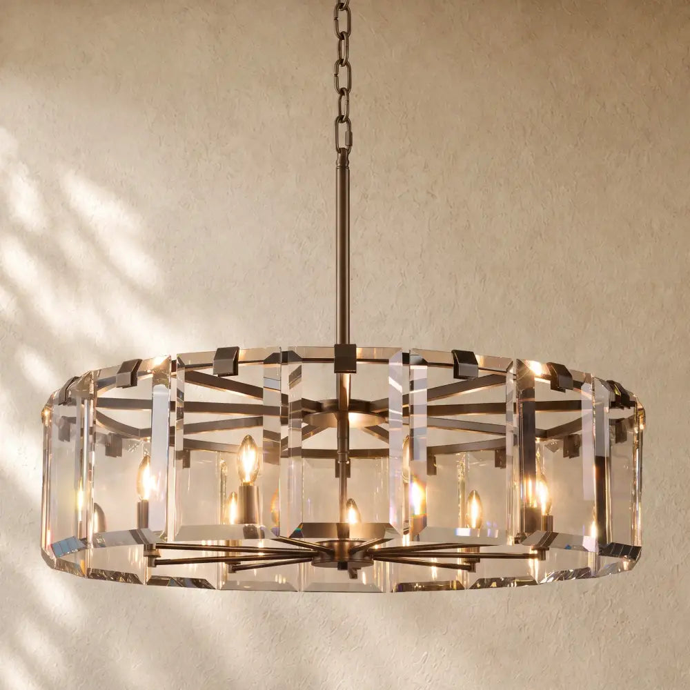 Amayya Round Chandelier - Brass / 30’’