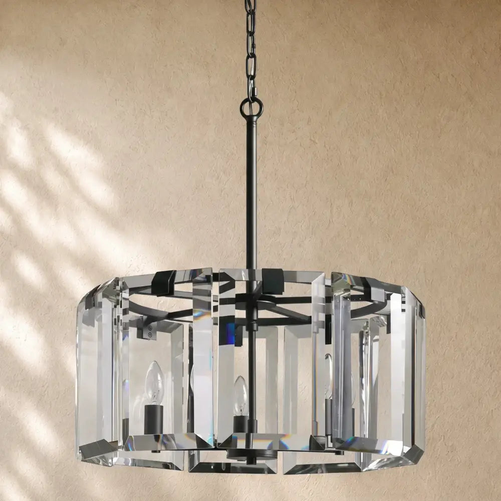 Amayya Round Chandelier - Bronze / 21.5’’