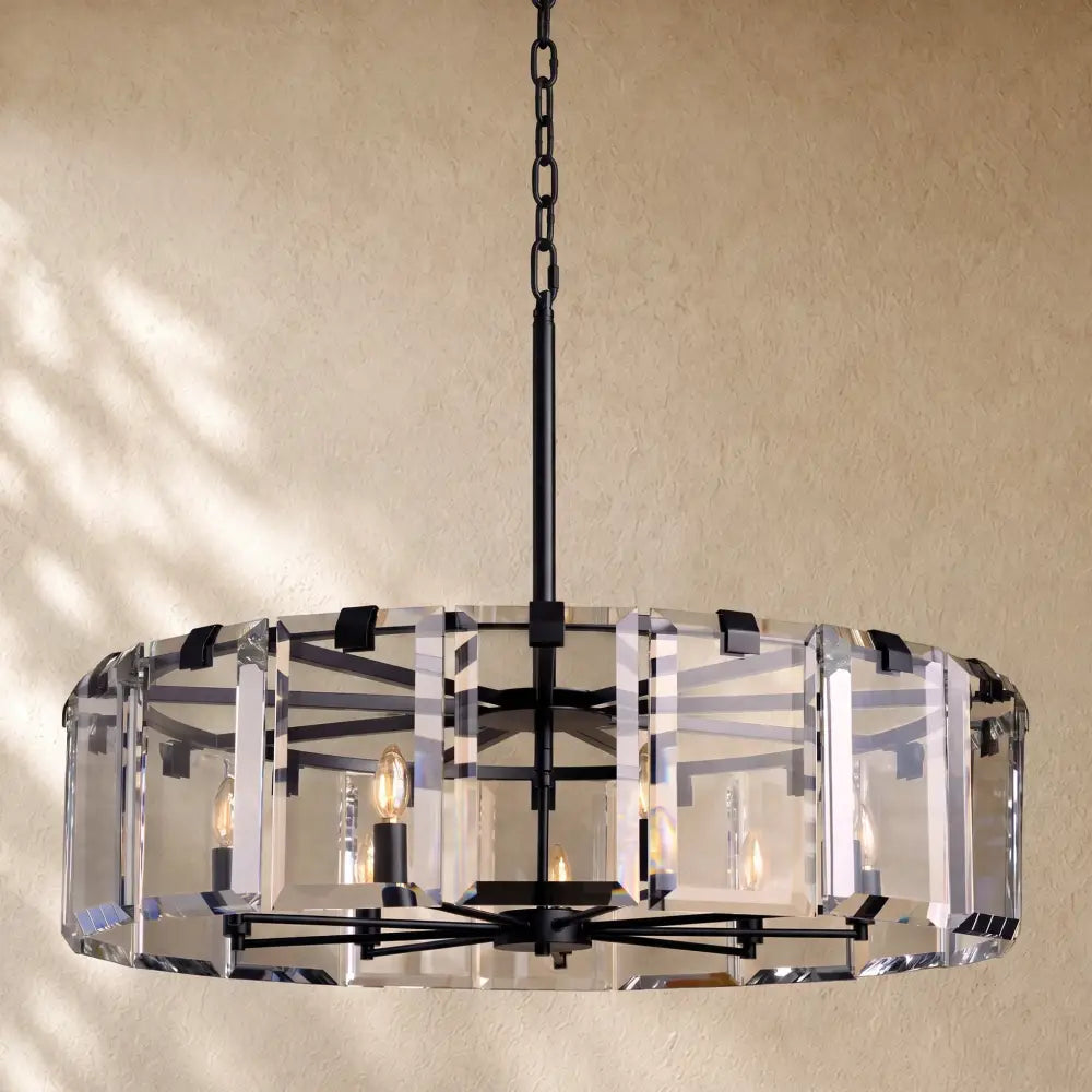 Amayya Round Chandelier - Bronze / 30’’