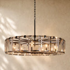 Amayya Round Chandelier - Bronze / 38’’