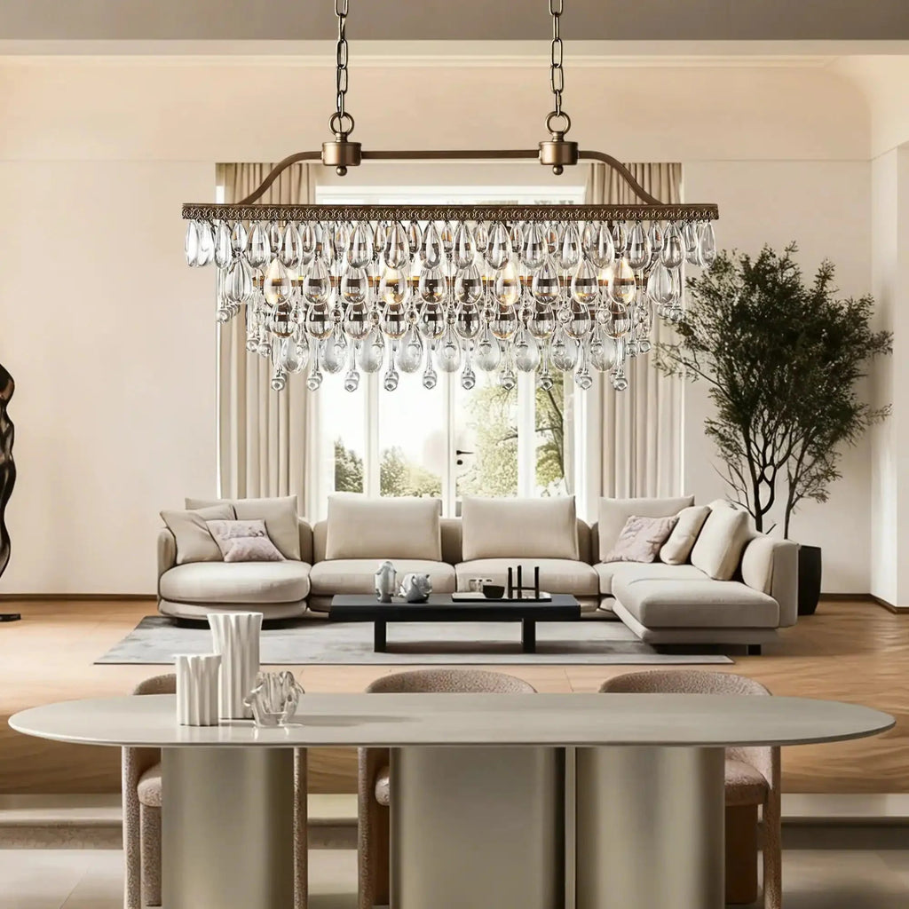 Anabelle Rectangular Chandelier - fovolighting
