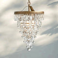 Anabelle Round Chandelier 17''23''H - fovolighting