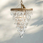 Anabelle Round Chandelier 17''23''H - fovolighting