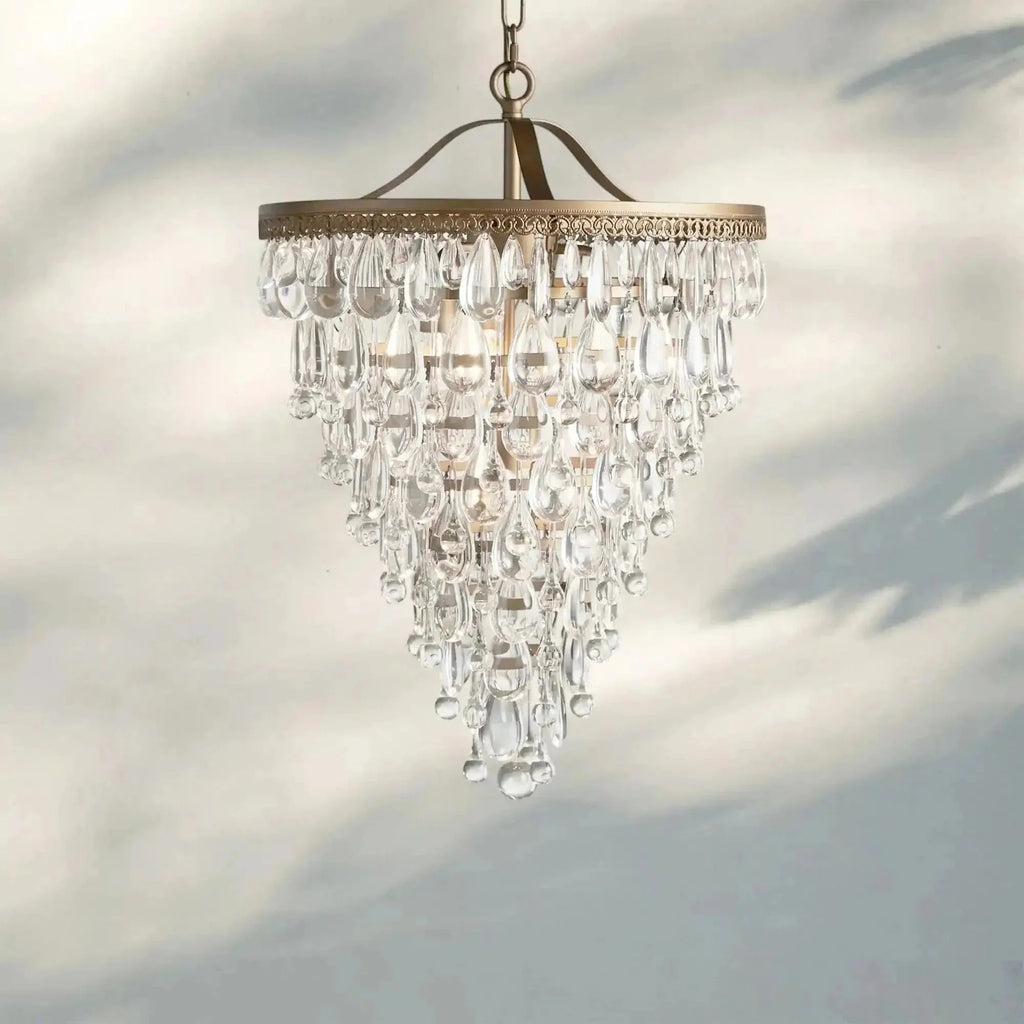Anabelle Round Chandelier 17''23''H - fovolighting