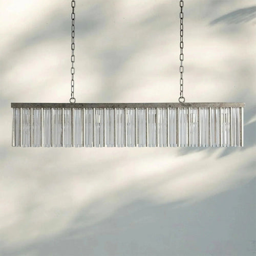 Andalucian Rectangular Chandelier 48'' 56'' - fovolighting