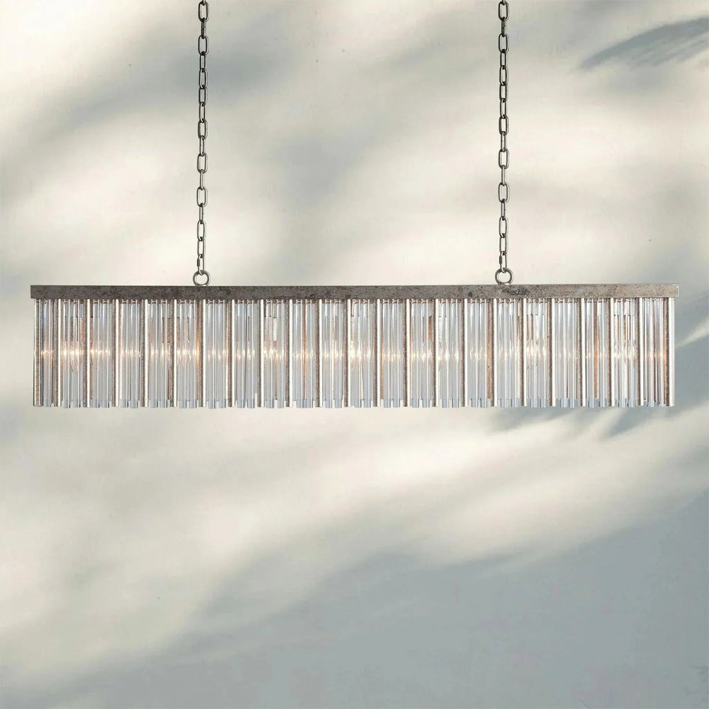 Andalucian Rectangular Chandelier 48'' 56'' - fovolighting