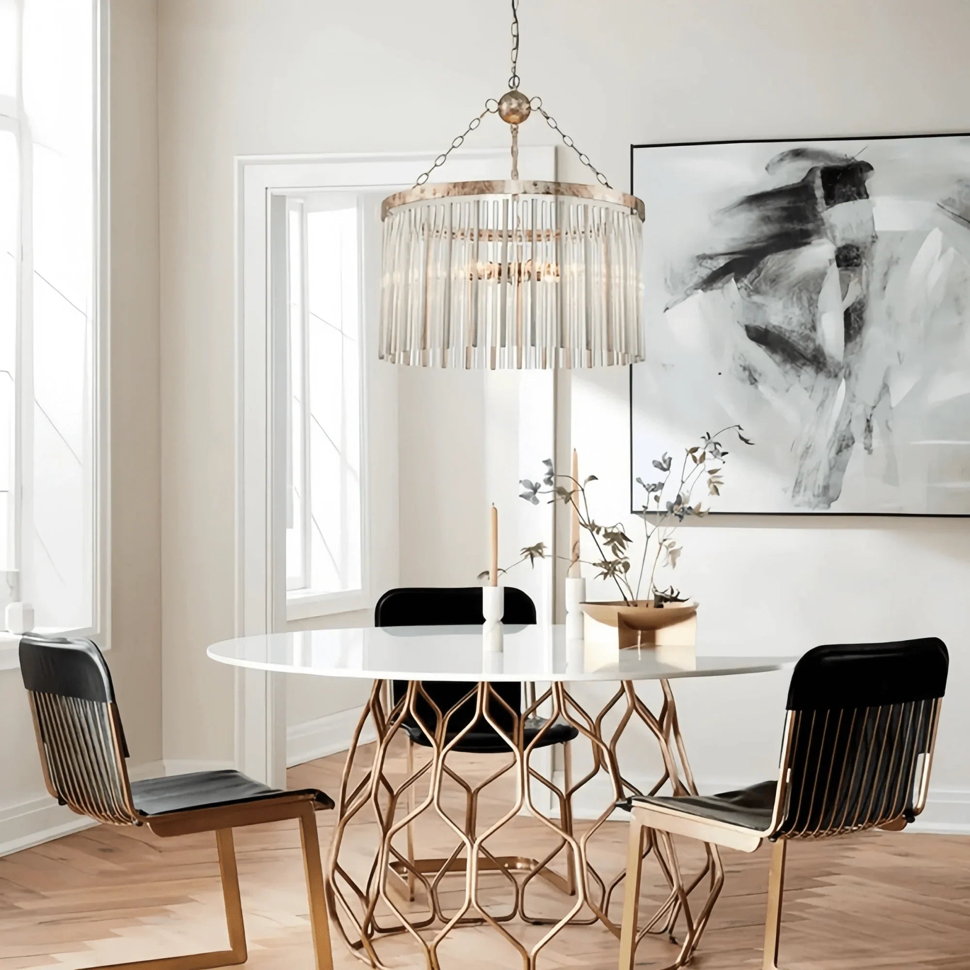 Andalucian Round Chandelier 24"35" - fovolighting