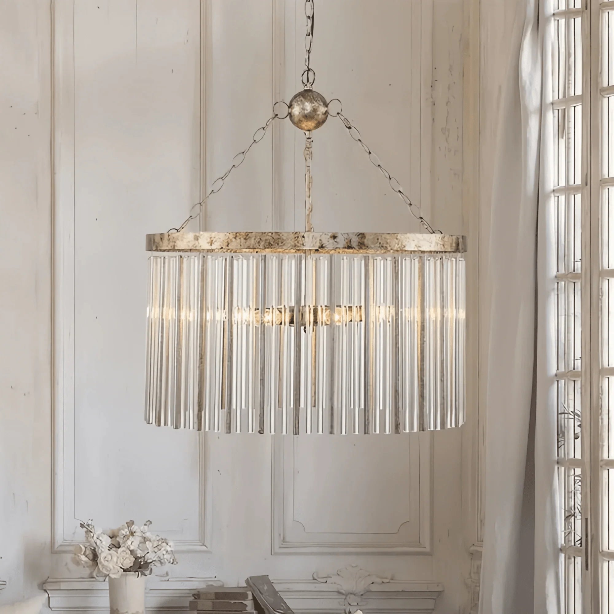 Andalucian Round Chandelier 24"35" - fovolighting