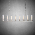 Andreas Glass Linear Chandelier Lighting - fovolighting
