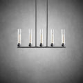 Andreas Glass Linear Chandelier Lighting - fovolighting
