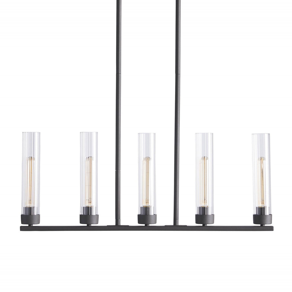 Andreas Glass Linear Chandelier Lighting - fovolighting