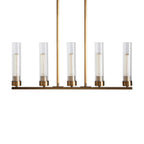 Andreas Glass Linear Chandelier Lighting - fovolighting