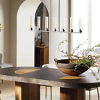 Andreas Glass Linear Chandelier Lighting - fovolighting
