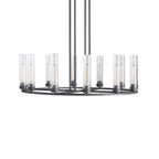 Andreas Round Glass Chandelier 30"W 40"W - fovolighting