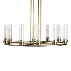 Andreas Round Glass Chandelier 30"W 40"W - fovolighting