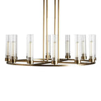Andreas Round Glass Chandelier 30"W 40"W - fovolighting
