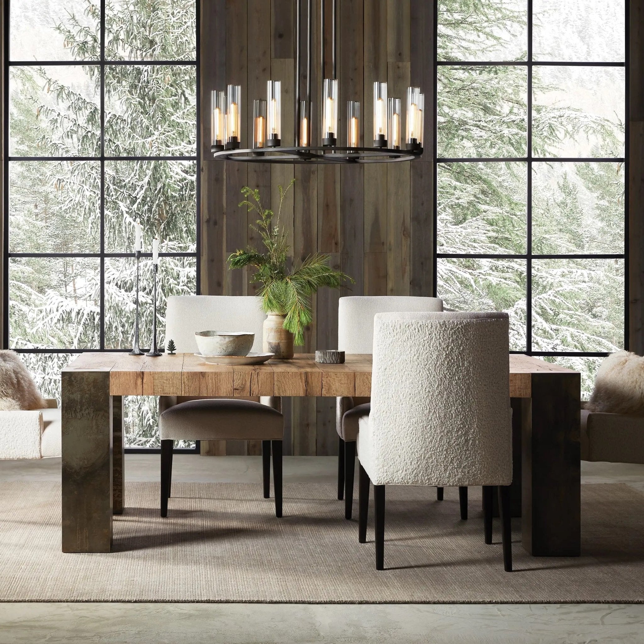 Andreas Round Glass Chandelier 30"W 40"W - fovolighting