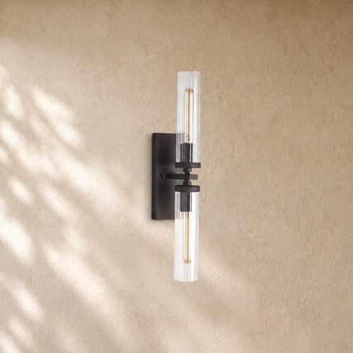 Andreass 2-Light Wall Sconce - Black