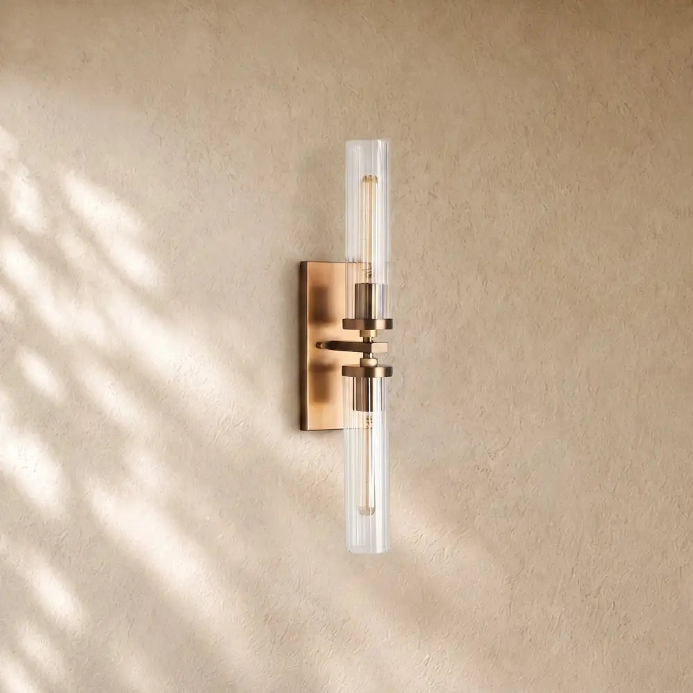 Andreass 2-Light Wall Sconce - Brass