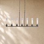 Andreass Linear Chandelier - 7-Light / Black
