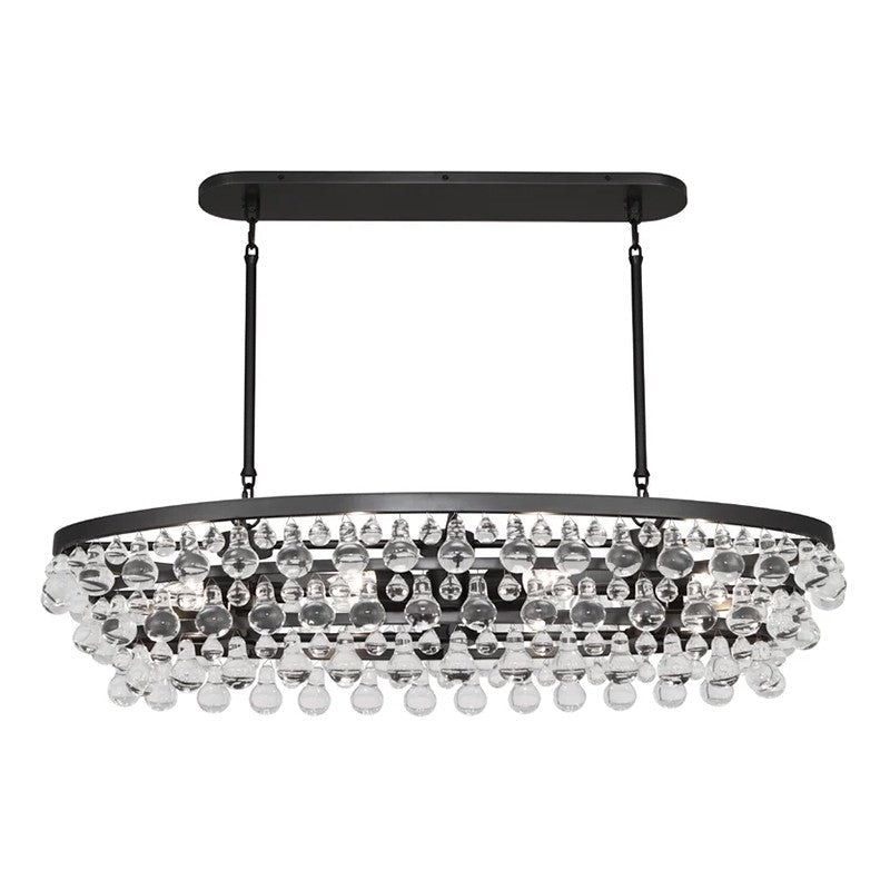 Anqeer Waterdrop Oval Chandelier 43" - fovolighting