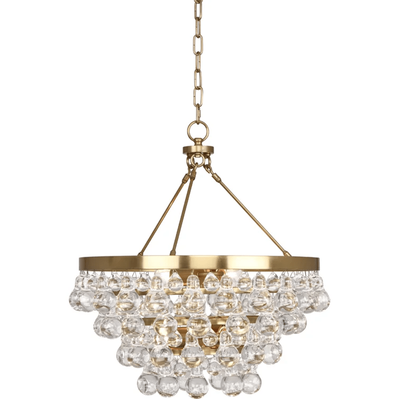 Anqeer Waterdrop Round Chandelier 21" - fovolighting