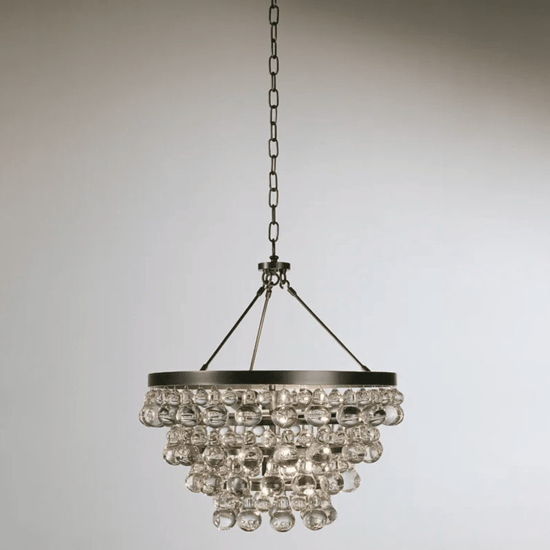 Anqeer Waterdrop Round Chandelier 21" - fovolighting