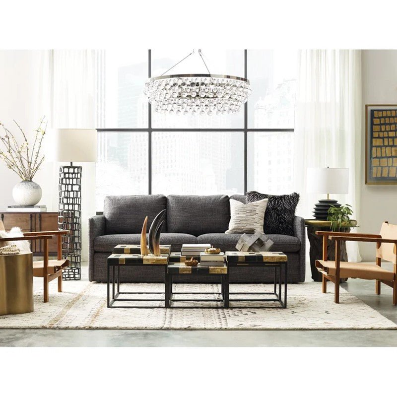 Anqeer Waterdrop Round Chandelier 35" - fovolighting