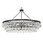 Anqeer Waterdrop Round Chandelier 35" - fovolighting