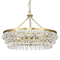 Anqeer Waterdrop Round Chandelier 35" - fovolighting