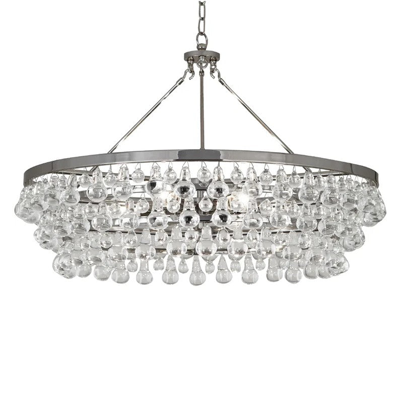 Anqeer Waterdrop Round Chandelier 35" - fovolighting