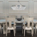 Anqeer Waterdrop Round Chandelier 35" - fovolighting
